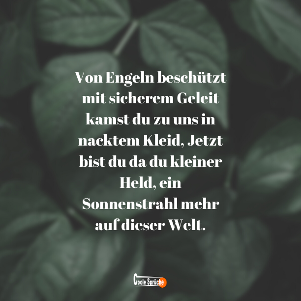 Sprüche zur Geburt